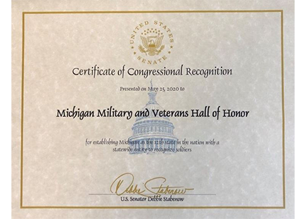 image of Congress Certificate