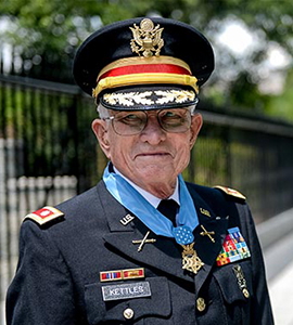 LTC Charles Kettles received the Medal of Honor in 2016 and will become part of the inaugural Michigan Military and Veterans Hall of Honor in 2019.